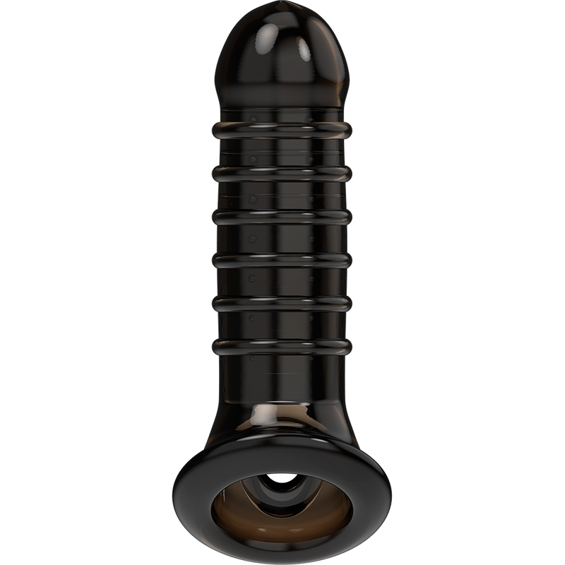 VIRILXL Extensão e Bainha para Pénis V15 Preta com textura e design ergonómico