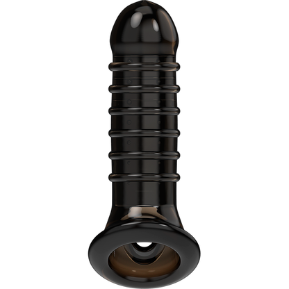 VIRILXL Extensão e Bainha para Pénis V15 Preta com textura e design ergonómico