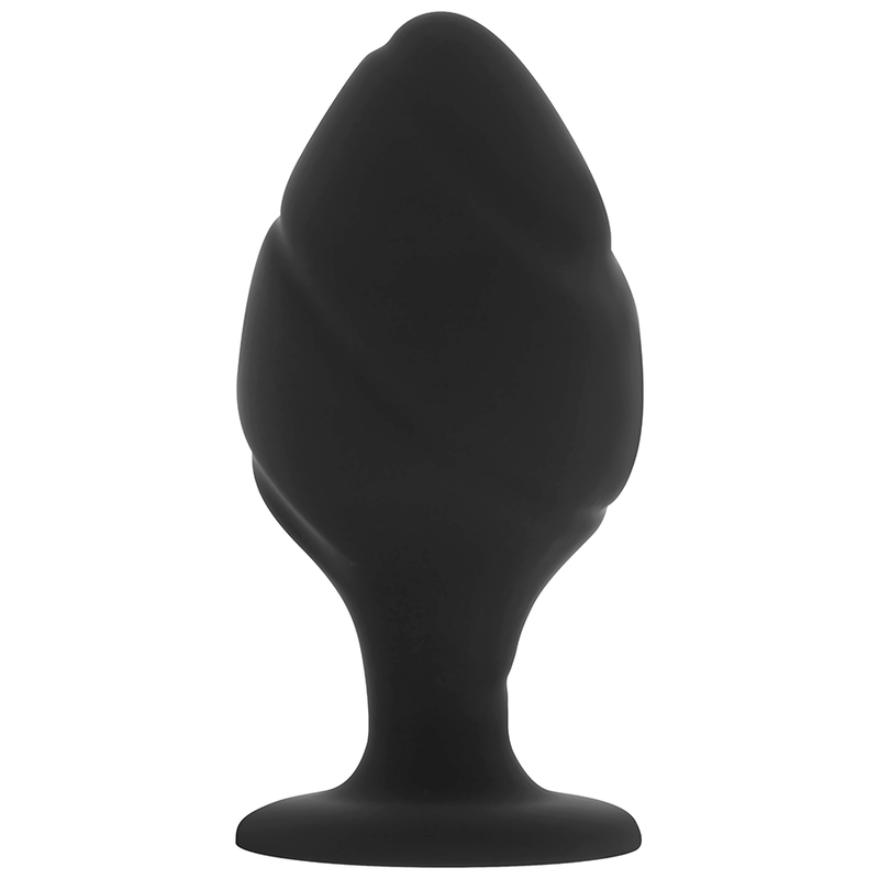 OHMAMA Plug Anal de Silicone Tamanho L com Ventosa 9 cm para estimulação anal.