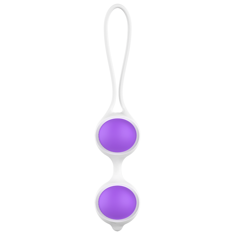 Bolas de Silicone WOMANVIBE Keisy II para fortalecimento pélvico e prazer feminino
