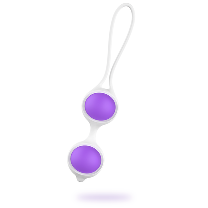 Bolas de Silicone WOMANVIBE Keisy II para fortalecimento pélvico e prazer feminino