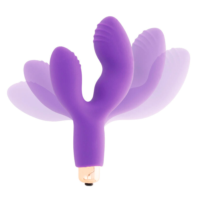 WOMANVIBE Vanix Vibrador Estimulador de Silicone, mostrando seu design compacto e superfície lisa.