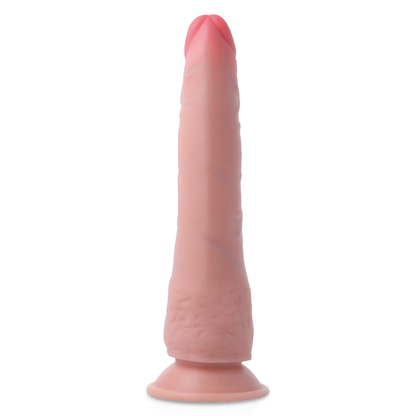 ROCKARMY Arnês com Dildo Realista Dupla Densidade, mostrando o dildo e o arnês de couro PU.