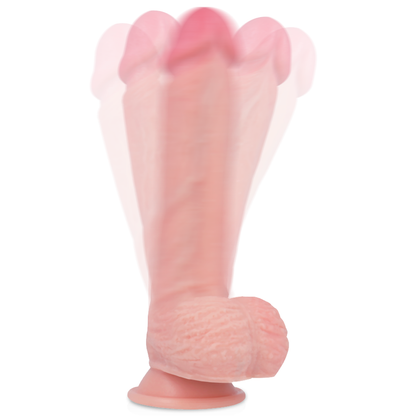 ROCKARMY Arnês com Vibrador Rotador Hawk, mostrando design realista e o arnês de couro PU.